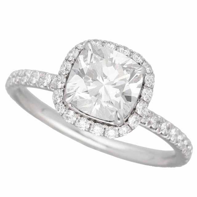 HARRY WINSTON ハリーウィンストン ダイヤ(1.01ct F-VVS2) クッション