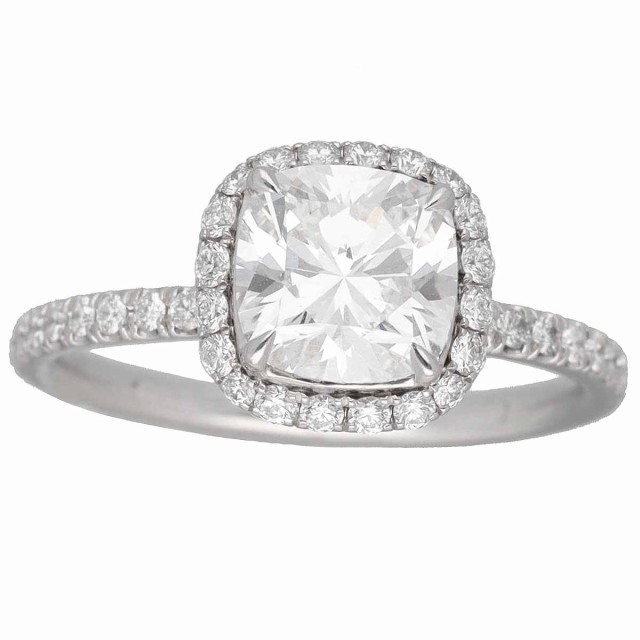 HARRY WINSTON ハリーウィンストン ダイヤ(1.01ct F-VVS2) クッション