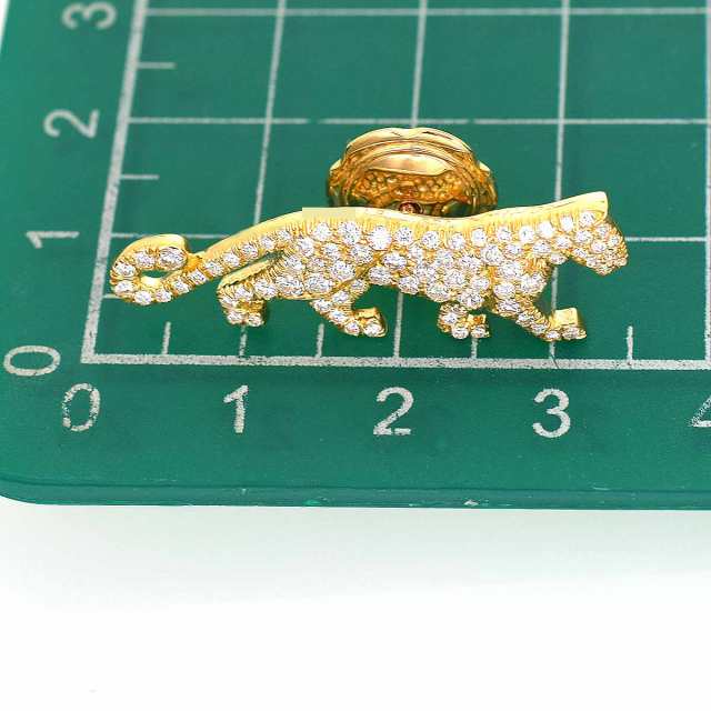 Cartier カルティエ パンテール ダイヤ ピンブローチ