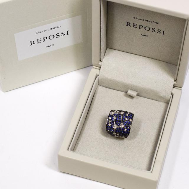 REPOSSI レポシ アストラムシリーズ ダイヤ サファイヤ 乙女座 リング REPOSSI レポシ アストラムシリーズ ダイヤ サファイヤ 乙女座 リング