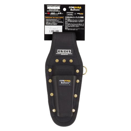 KNICKS（ニックス） EBA/コーデュラバリスティック生地 ペンチ・ニッパー2Pホルダー ブラック BA-201PLN  [腰袋 作業袋 作業用品 大工道具 アクセサリー](916440) 5,600円