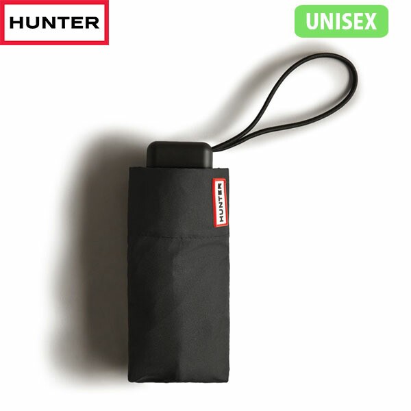 国内正規品 ハンター HUNTER 折りたたみ傘 折り畳み 傘 ユニセックス UAU7010UPN BLK ブラック 黒 オリジナル ミニ コンパクト  HURUAU701｜au PAY マーケット