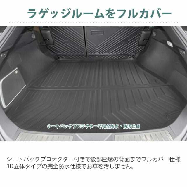 ハリアー80系ラゲッジマット 後部座席背面カバー シートバックプロテクター トヨタ 新型 TOYOTA HARRIER TPE 3D 立体構造 防水  カーアンの通販はau PAY マーケット リテイラー au PAY マーケット－通販サイト