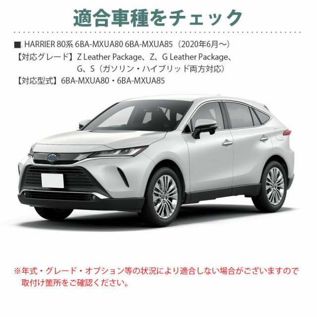 ガーニッシュ トヨタ TOYOTA ハリアー 80系 サイドミラー ドアミラー