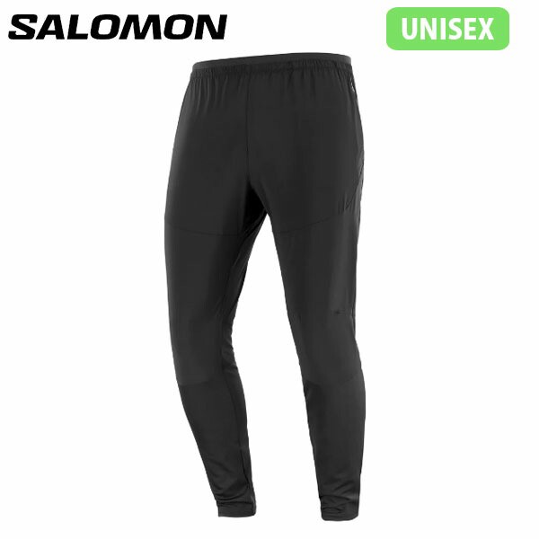 サロモン SALOMON ユニセックス パンツ CROSS RUN PANT U DEEP BLACK