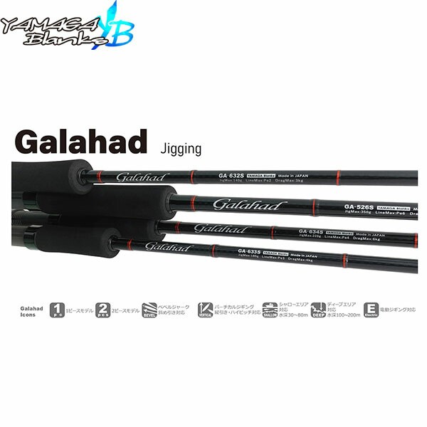 YAMAGA Blanks ヤマガブランクス Galahad 632S Spinning Model