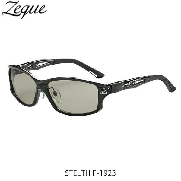 ゼクー Zeque ZEAL OPTICS 偏光サングラス F-1923 STELTH CLEAR BLACK