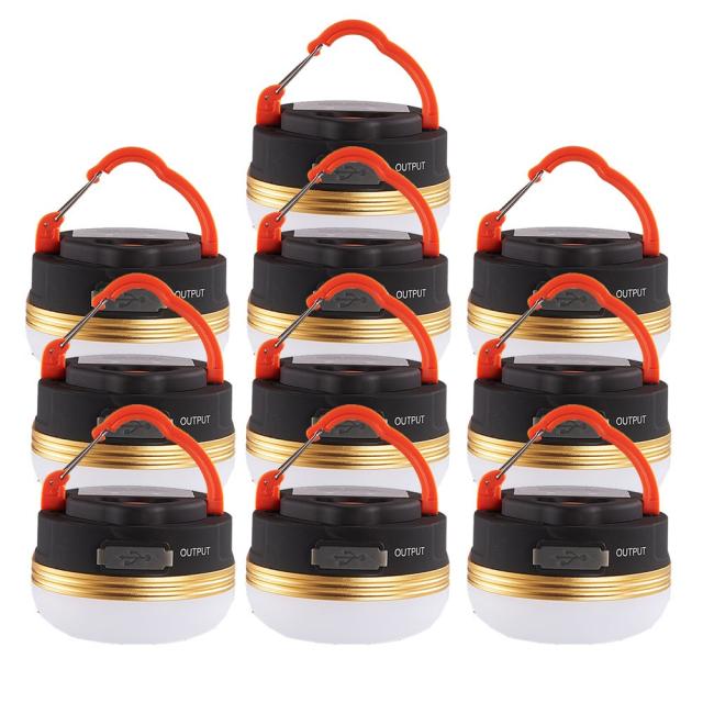 LEDランタン 10個セット USB充電式 アウトドアライト 3つ調光モード 小型 軽量 IP65防水 マグネット式 アウトドア＆登山 夜釣り 防災対策 10-MUTELAN LEDランタン 10個セット USB充電式 アウトドアライト 3つ調光モード