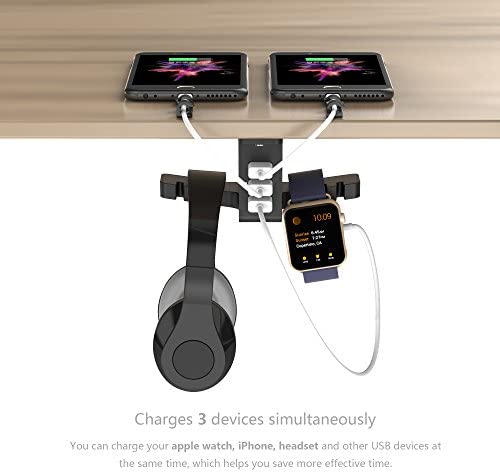 Cozoo ヘッドホンスタンド ヘッドホンハンガー 吊り下げ式 イヤホンケーブル 収納フック Usb充電器付き 2 4a充電可能の通販はau Pay マーケット 50shop Au Pay マーケット店