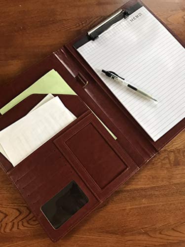 Trust Contact レザー クリップボード バインダー 革 ファイル 二つ折り 多機能 おしゃれ ビジネス ブラウン １個 の通販はau Pay マーケット 50shop Au Pay マーケット店