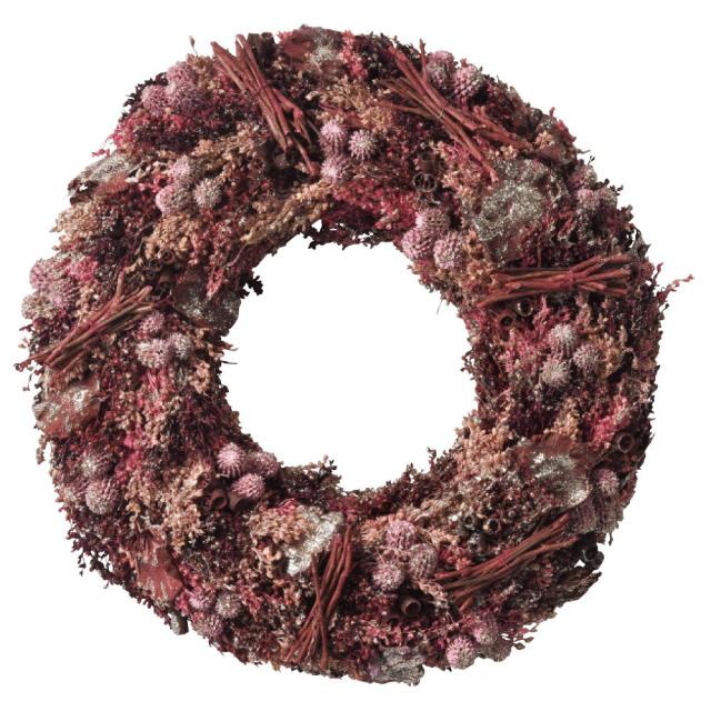 造花 asca グリッターガーデンリース 全対応（仏事以外） 自然素材使用の通販は