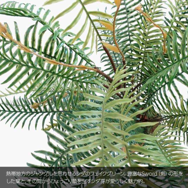 人工観葉植物 フェイクグリーン 観葉植物 造花 光触媒 シダ熱帯ポット ソードファーン 100cm 鉢植 フェイク グリーン インテリア おしゃの通販はau Pay マーケット 神戸花物語