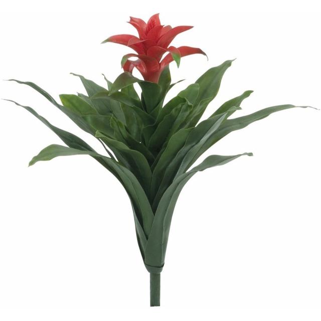 【観葉植物 造花】屋外対応 スカーレットスター 55cm ブッシュ 【人工観葉植物 フェイクグリーン 光触媒 CT触媒 インテリア】の通販は