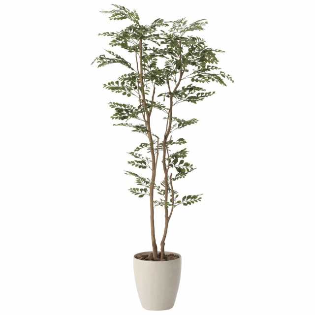 人工観葉植物 フェイクグリーン 観葉植物 造花 トネリコ 160cm 鉢植 光触媒 インテリア おしゃれ フェイク グリーンの通販は