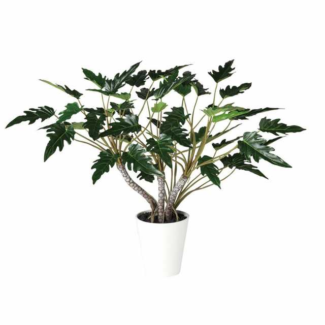 人工観葉植物 フェイクグリーン 観葉植物 造花 光触媒 クッカバラ DX 70cm 鉢植 フェイク グリーン インテリア おしゃれ CT触媒 お祝い