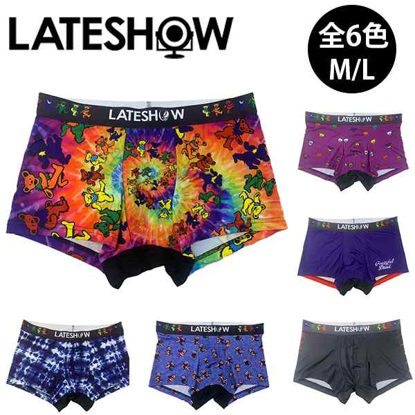 ボクサーパンツ メンズ アンダーウェア 下着 Lateshow Greatfuldead かっこいい おしゃれ シンプル ブランド 男性 プレゼント プチギフトの通販はau Pay マーケット 帝塚山帽子本舗