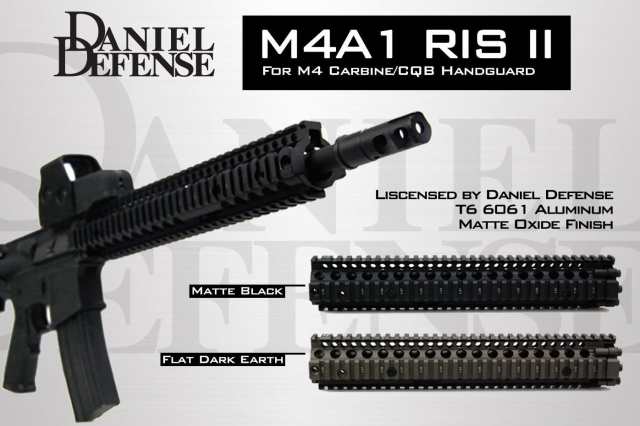 MADBULL レイル Daniel Defense M4A1 RIS2タイプハンドガード DE (D01 ...