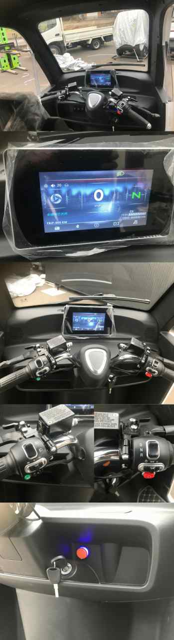 【4月入荷、予約】EVトゥクトゥク TUKTUK 側車二輪 走行110km 時速58km/h 高出力 リチウムイオン 公道走行可能 屋根付き マイクロカー 超小型モビリティー 老人 小型 ev 2 人 乗り 3人乗り TUKTUK 色：グリーンの通販は
