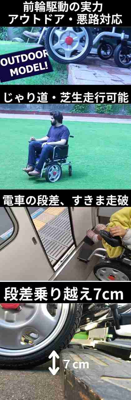 即納】ポルタス・ゼンク 電動車椅子 段差対応 砂利道 アウトドア 電車乗降り 日常生活 車いす 電動車いす 折りたたみ車椅子 折り畳みの通販はau  PAY マーケット - サイクルパートナー | au PAY マーケット－通販サイト