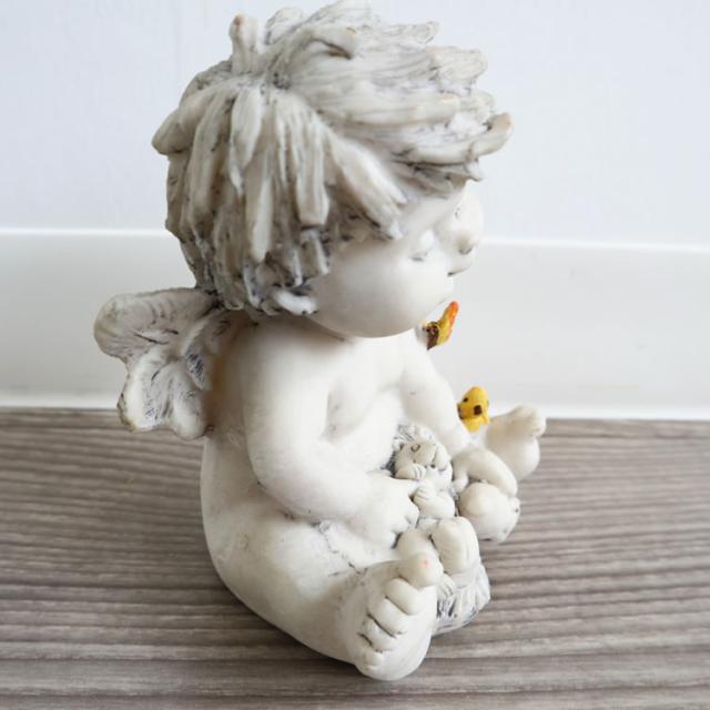 置物 angel 置物 天使 オブジェ かわいい アンティーク風 001の通販はau PAY