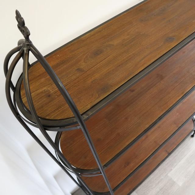 シェルフ アイアン 4段 棚 おしゃれ ラック 収納 ディスプレイ