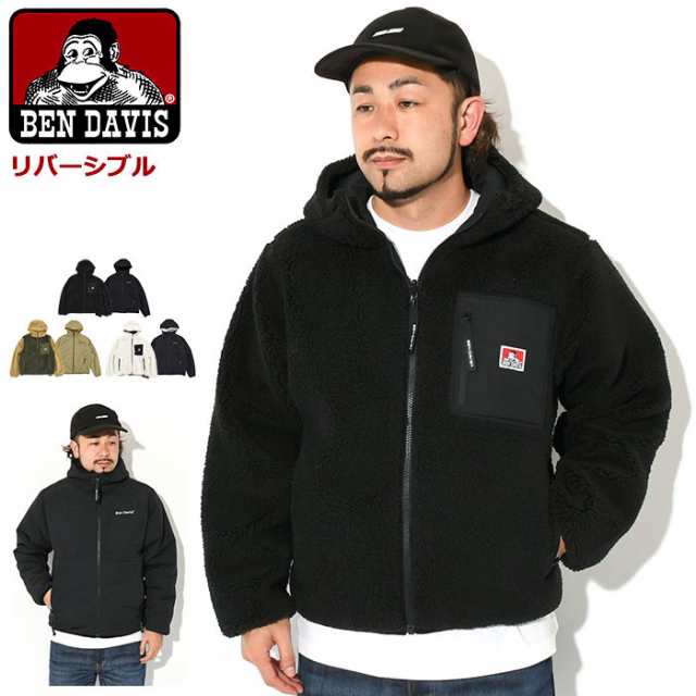 ベンデイビス BEN DAVIS ジャケット メンズ ボア リバーシブル ( BENDAVIS M-2780020 Boa Reversible JKT フリースジャケット FLEECE JAC