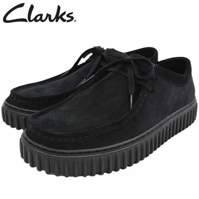 クラークス CLARKS ブーツ メンズ 男性用 トーヒル ロー Black Suede