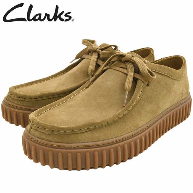 クラークス CLARKS ブーツ メンズ 男性用 トーヒル ロー Dark Sand Suede ( clarks Torhill Lo BOOTS 厚底 モカシン ダークサンド メンズ