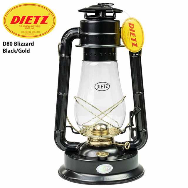 【日本正規品】デイツ DIETZ ランタン ハリケーンランタン D80 ブリザード Black/Gold ( DIETZ デイツ80 Hurricane Lantern D80 Blizzard