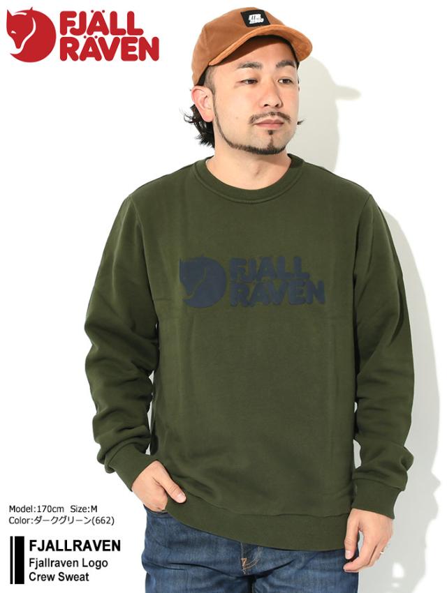 フェールラーベン FJALLRAVEN トレーナー メンズ フェールラーベン ロゴ クルー スウェット ( Fjallraven Logo Crew Sweat スエット トレナー トレイナー トップス アウトドア トレッキング 登山 メンズ 男性用 FJALL RAVEN フェール ラーベン 84142 )_1