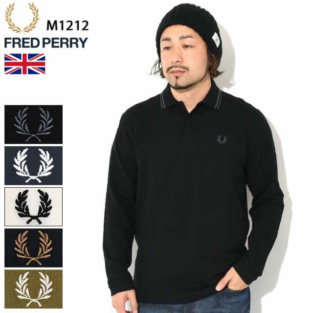 フレッドペリー FRED PERRY ポロシャツ 長袖 メンズ M1212 イングランド ツイン ティップド ( FREDPERRY M1212 England Twin Tipped L/S