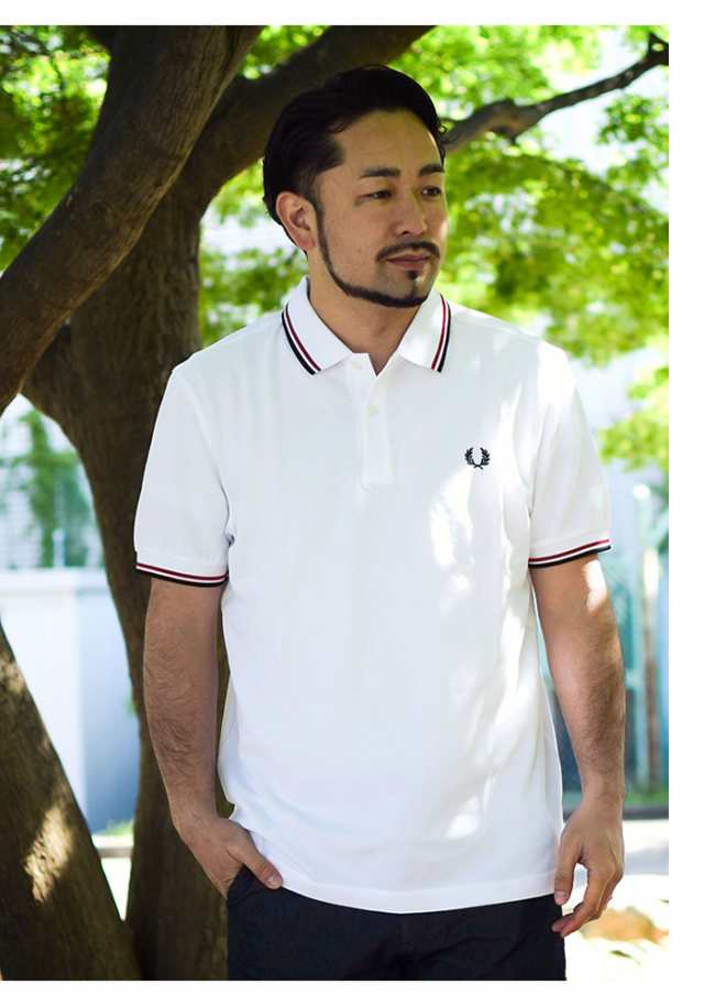 フレッドペリー FRED PERRY ポロシャツ 半袖 メンズ ツイン ティップド