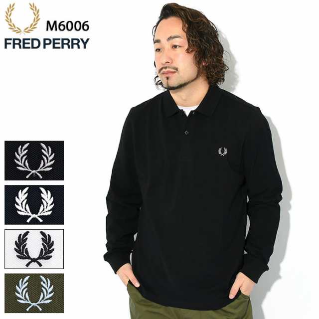 フレッドペリー FRED PERRY ポロシャツ 長袖 メンズ M6006 プレーン フレッド ペリー ( FREDPERRY M6006 Plain Fred Perry L/S Polo Shirt 鹿の子 ポロ トップス フレッド ペリー フレッド・ペリー )( 父の日ギフト プレゼント 父の日 ギフト ラッピング対応 2023 )の通販は