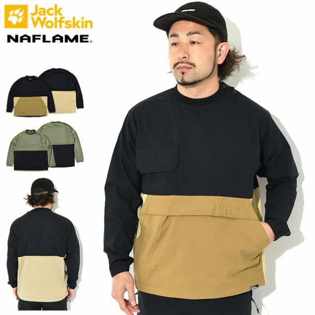 ジャックウルフスキン Jack Wolfskin トレーナー メンズ ファイヤーウッド ワーク PO ( Jack Wolfskin Firewood Work PO Sweat 難燃 トップス アウトドア 5029641 ) ice field icefieldの通販は 13,376円