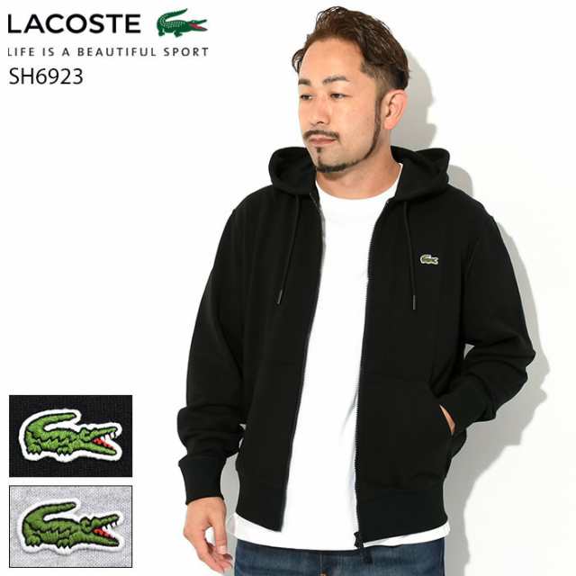 ラコステ LACOSTE パーカー ジップアップ メンズ SH6923フル ジップ フーディー ( lacoste SH6923 Full Zip Hoodieスウェット フード ジ