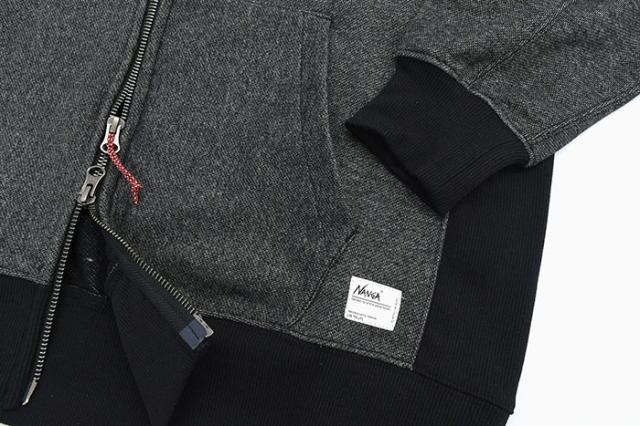 ナンガ NANGA パーカー ジップアップ メンズ エコ ハイブリッド フル ジップ フーディ ( NANGA ECO Hybrid Full Zip Hoodie ビッグシルエット オーバーサイズ フード ジップパーカー フルジップ スウェット Zip up Hoody Parker トップス メンズ 男性用 NW2311-1F205 )_10