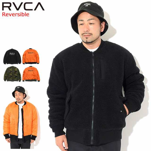 ルーカ RVCA ジャケット メンズ 21FW ホス エムエーワン リバーシブル ( RVCA 21FW Hoth MA-1 Reversible JKT フライトジャケット フリー