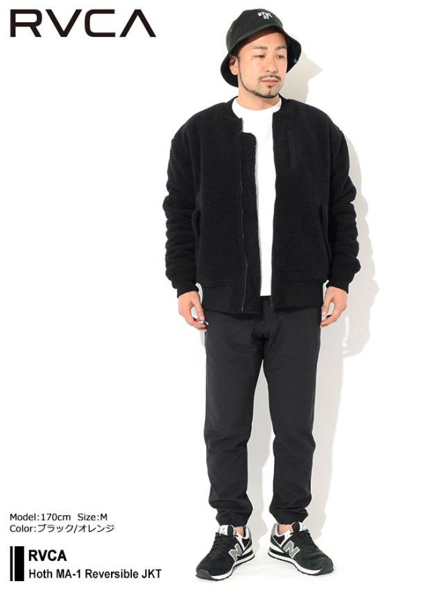 ルーカ RVCA ジャケット メンズ 21FW ホス エムエーワン リバーシブル ( RVCA 21FW Hoth MA-1 Reversible JKT フライトジャケット フリースジャケット MA1 MA 1 JACKET JAKET アウター ジャンパー・ブルゾン メンズ 男性用 BB042-761 )_1