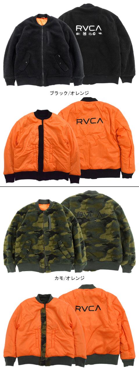 ルーカ RVCA ジャケット メンズ 21FW ホス エムエーワン リバーシブル ( RVCA 21FW Hoth MA-1 Reversible JKT フライトジャケット フリースジャケット MA1 MA 1 JACKET JAKET アウター ジャンパー・ブルゾン メンズ 男性用 BB042-761 )_7