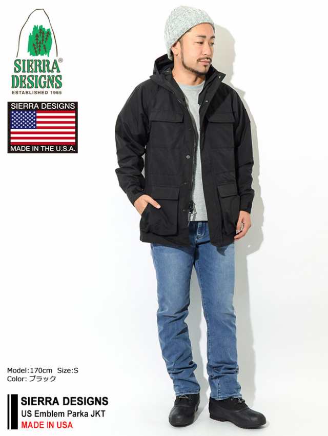 シエラデザインズ SIERRA DESIGNS ジャケット メンズ US エンブレム パーカー ( SIERRADESIGNS US Emblem  Parka JKT Made in USA 60/40クロス ロクヨン マウンテンパーカー マンパー JACKET アウター ジャンパー・ブルゾン  シェラデザイン 8888 )の通販はau PAY ...