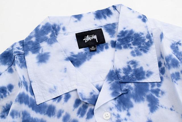 ステューシー STUSSY シャツ 半袖 メンズ Tie Dye ( stussy shirt タイダイ オープンカラーシャツ カジュアルシャツ トップス メンズ 男性用 111982 USAモデル 正規 品 ストゥーシー スチューシー ) ice field icefield_3
