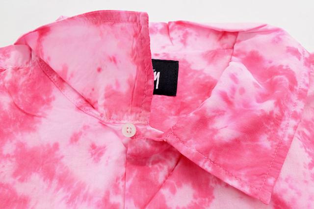 ステューシー STUSSY シャツ 半袖 メンズ Tie Dye ( stussy shirt タイダイ オープンカラーシャツ カジュアルシャツ トップス メンズ 男性用 111982 USAモデル 正規 品 ストゥーシー スチューシー ) ice field icefield_4