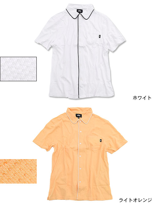 ステューシー STUSSY シャツ 半袖 メンズ Sid Mesh ( stussy shirt カジュアルシャツ トップス メンズ 男性用 1140074 USAモデル 正規 品 ストゥーシー スチューシー ) ice field icefield_1