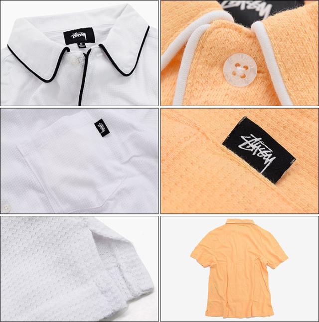 ステューシー STUSSY シャツ 半袖 メンズ Sid Mesh ( stussy shirt カジュアルシャツ トップス メンズ 男性用 1140074 USAモデル 正規 品 ストゥーシー スチューシー ) ice field icefield_2