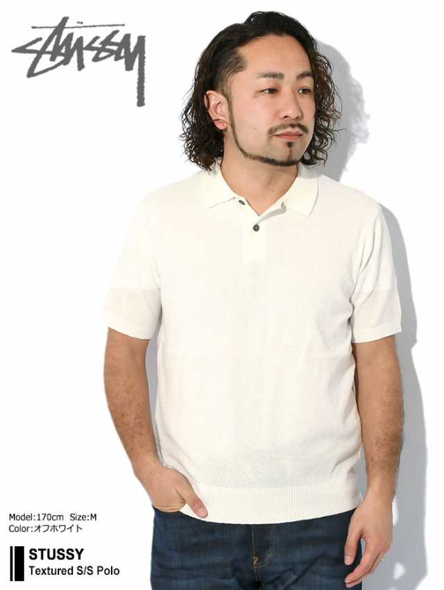 ステューシー STUSSY ポロシャツ 半袖 メンズ Textured ( stussy polo