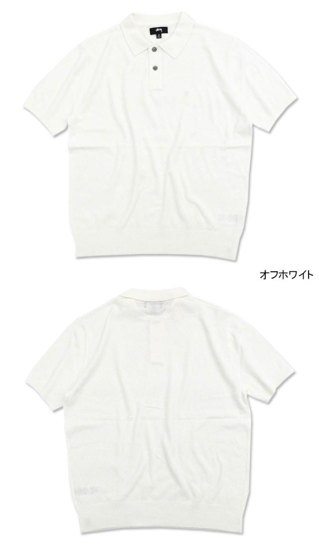 stüssy ホワイト ポロシャツ 中古・古着通販】stussy (ステューシー) ポロシャツ ホワイト