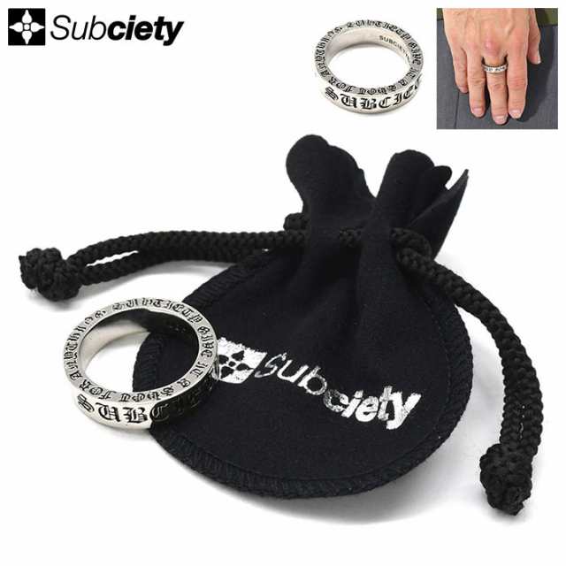 サブサエティ Subciety リング クレスト ブラス ( subciety サブサエティー Crest Brass Ring 指輪 メンズジュエリー アクセサリー 104-9の通販は 8,360円