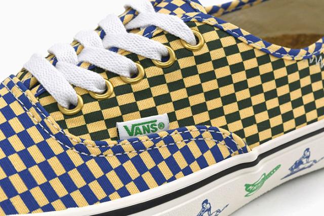 バンズ VANS スニーカー メンズ 男性用 マミ ワタ オーセンティック VR3 SF Cream コラボ サーフライン ( VN0A4BX5CRM VANS×Mami Wata Authentic VR3 SF Surf Line ローカット SNEAKER MENS・靴 シューズ SHOES ヴァンズ )