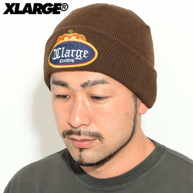 エクストララージ X-LARGE ニット帽 メンズ クラウン カフ ビーニー