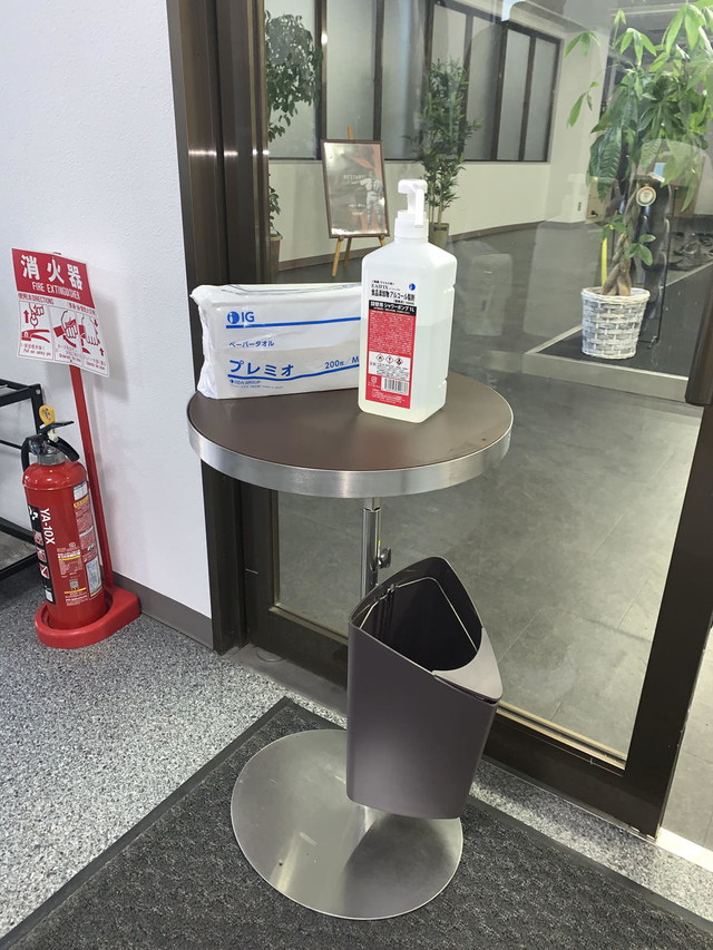 NIKKEN パーチスタンド サークル 木目調 1591518 ダストボックス付 ディスプレイ用品 オフィスインテリア デスク_1
